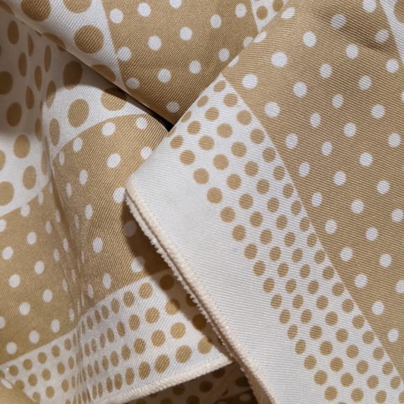 Vintage polkadot square scarf - Picture 2 of 3